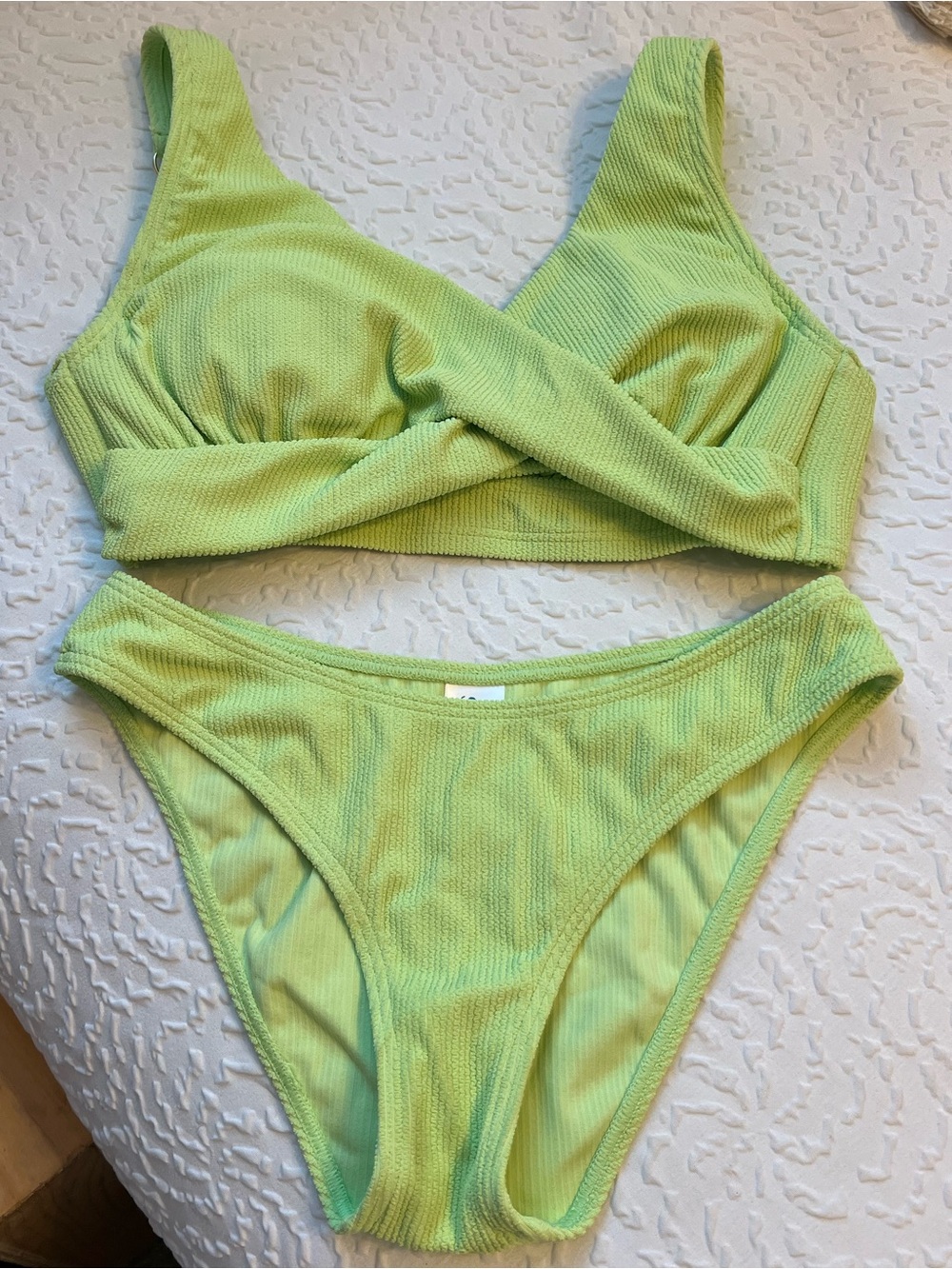 Sunsets Pacifica Mirabella Bikini Top & Sandy Scoop Bottom Swim Set- Bright Pear